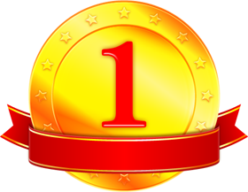 金メダルとリボンイラスト