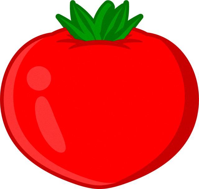完熟トマトのイラスト 食べ物 野菜 素材のプチッチ