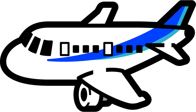 飛行機イラスト/単純