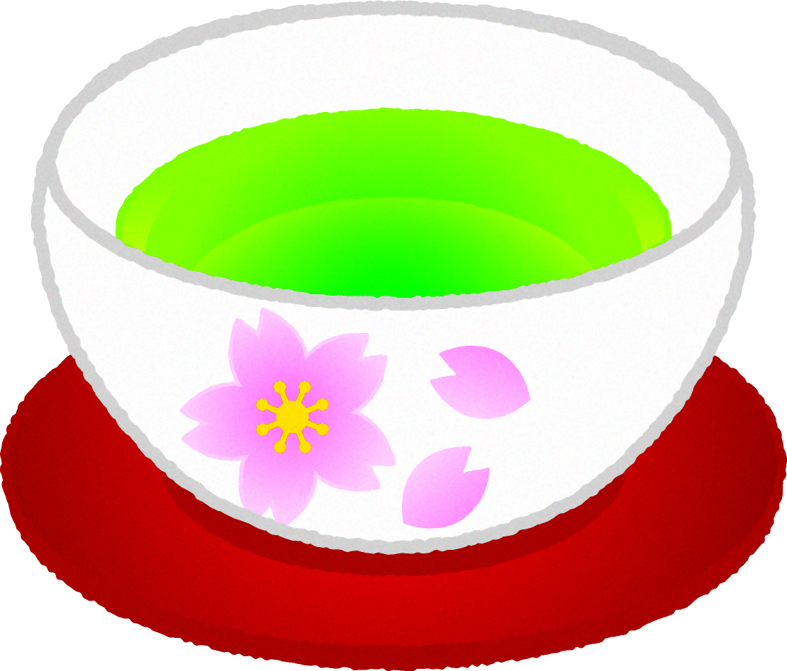 緑茶イラスト｜八十八夜、茶摘み｜5月|季節｜かわいいフリー素材、素材のプチッチ