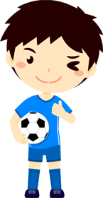 サッカーをする男の子イラスト/いいね